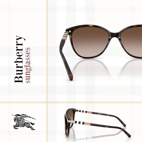 BURBERRY BE4216 نظارات شمسية عين القطة للنساء + حزمة مع مجموعة العناية بالنظارات من Designer iWear in Saudi Arabia