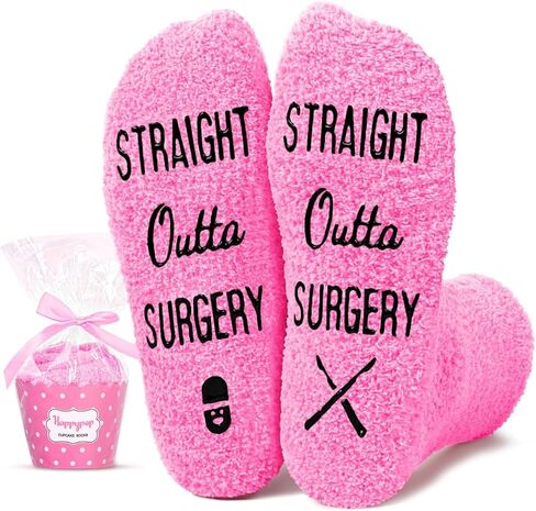 HAPPYPOP Breast Cancer Socks For Women Cancer Awarness Socks, Inspirational Gifts Breast Cancer Gifts For Women Chemo Gifts Breast Cancer Awareness Gifts in Saudi Arabia