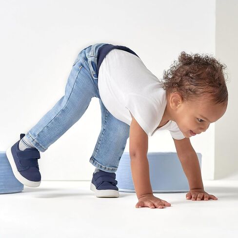 Gerber Unisex Baby Toddler Rib Waist Stretch Skinny Jeans, Dark Blue Denim in Saudi Arabia