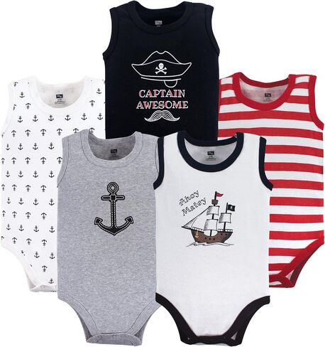 Hudson Baby Unisex Baby Cotton Sleeveless Bodysuits, Fruit Salad, 6-9 Months in Saudi Arabia