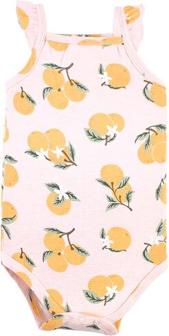 Hudson Baby Unisex Baby Cotton Sleeveless Bodysuits, Fruit Salad, 6-9 Months in Saudi Arabia