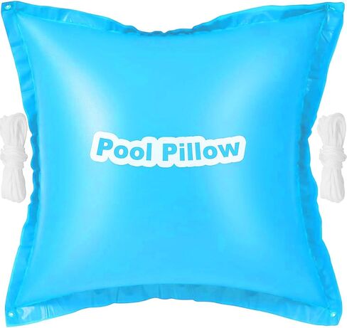 Pool Pillows for Above Ground Pools 4'X 4', 0.4mm Ultra Thick Pool Pillows for Winter, Cold-Resistant Air Pillow for Above Ground Pool, Durable PVC Pool Pillow for Winterizing, Rope Included in Saudi Arabia