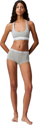 حمالة صدر نسائية عصرية غير مبطنة من القطن من كالفن كلاين، مقاس X-Large باللون الأزرق in Kuwait