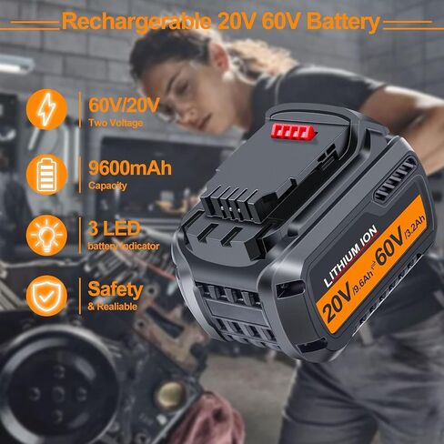 بديل DTK لبطارية 20 فولت LBXR20 LBXR2020 LB20 LBX20 بديل لبطارية ليثيوم 20 فولت 7.0 أمبير في الساعة in Saudi Arabia