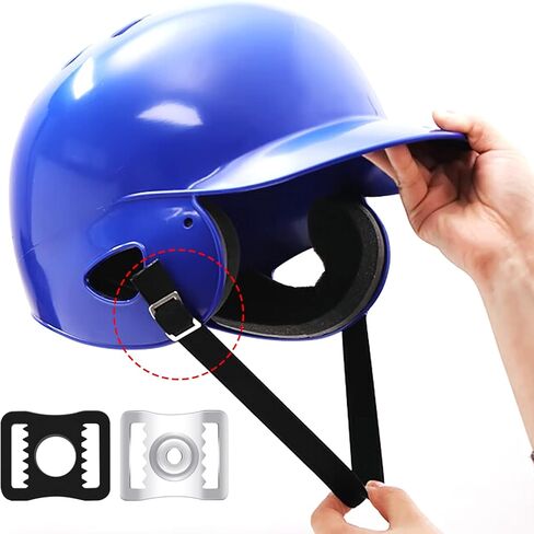 61 Pcs Football Helmet Repair Kit, Hockey Helmet Replacement Parts, Including J Clips Visor Clips Rubber Gasket Screw Nuts with 1 Pcs Srewdriver, Chin Strap Adapter for Hockey, Baseball, Softball Helm in Kuwait
