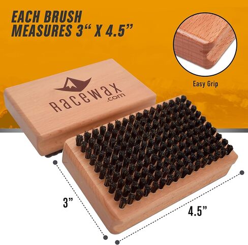 مجموعة فرش الشمع للتزلج برو من ريس واكس : نايلون، شعر الحصان، نحاس in Kuwait