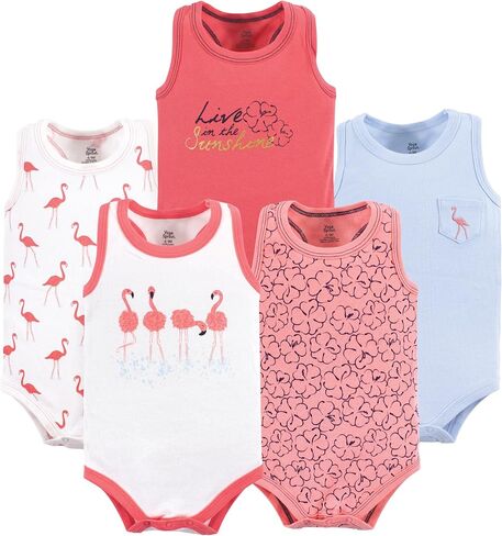 Yoga Sprout Cotton Bodysuit, 5 Pack, Mountains, 12-18 Months in Kuwait
