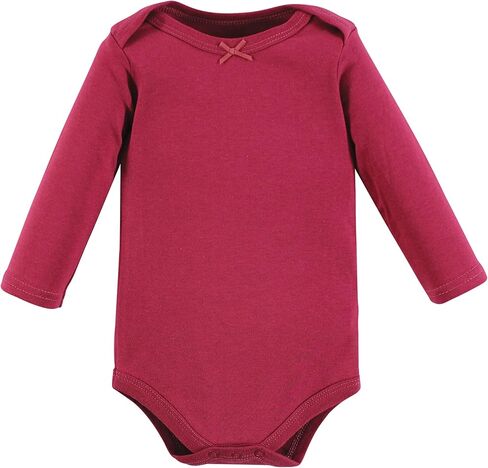 Hudson Baby Unisex Baby Cotton Long-Sleeve Bodysuits Fall Botanical 5-Pack, 0-3 Months in Saudi Arabia