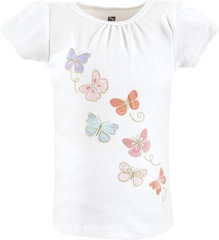 Hudson Baby Unisex Baby Short Sleeve T-Shirts, Be Kind, 4 Toddler in Saudi Arabia