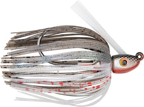 Strike King (HAHCSJ38-590) Hack Attack Heavy Cover Swim Jig Fishing Lure, 590 - Sexy Shad, 3/8 oz, Exclusive Gamakatsu Extra-Strong Siwash Hook in Saudi Arabia