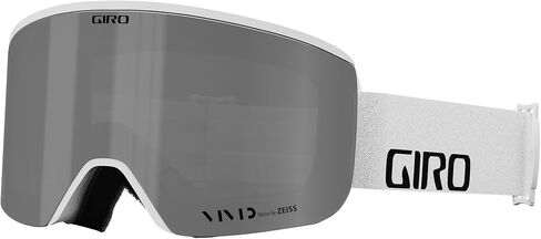 نظارات جيرو أكسيس للتزلج - نظارات التزلج على الجليد للرجال - حزام أبيض مع علامة VIVID Onyx/عدسات الأشعة تحت الحمراء VIVID in Saudi Arabia