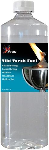 Firefly Tiki Torch Fuel – Clean-Burning Outdoor Lamp Oil for Tiki Torches and Lanterns. Low Smoke, Long-Lasting – Outdoor Patio & Garden Use (Citronella, 2 Gallons) in Kuwait