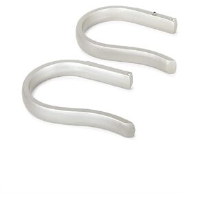 Umbra 242731-782-REM Basic Curtain Drapery Holdback for Window, Silver/Nickel 5 x 4.8 x 2.8 inches