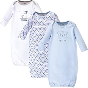 Touched by Nature Unisex Baby Organic Cotton Gowns, Teepee, Preemie/Newborn in Kuwait