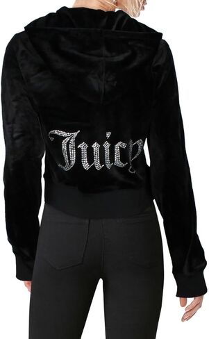 Juicy Couture Bling Track Jacket Liquorice 1 MD (US 6-8) in Kuwait