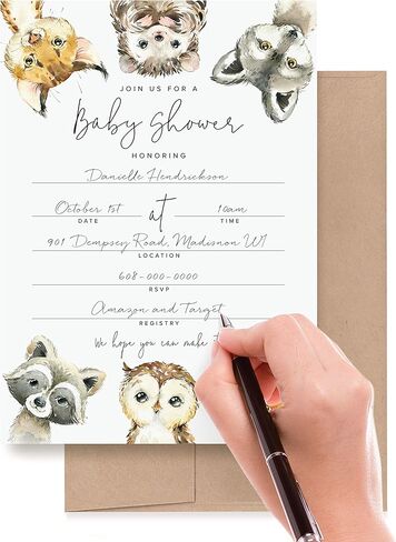 Bliss Collections Baptism Invitations with Envelopes, Rustic Invites for First Communion, Christening, Baby Dedication, Religious Celebration or Reconciliation, 5"x7" (25 Invitations and Envelopes) in Kuwait