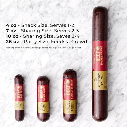 Hickory Farms Farmhouse Sausage & Cheese Medium Gift Box | Gourmet Food Gift Basket, Perfect For Family, Birthday, Sympathy, Congratulations Gifts, Retirement, Thinking of You, Business Gifts in Saudi Arabia