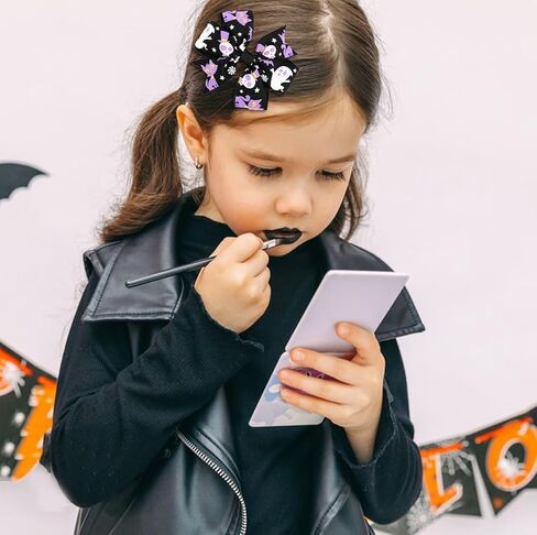 6 Pieces Fall Thanksgiving Hair Bow Clips Autumn Maple Leaf Turkey Hair Clips Alligator Bow Hair Accessories Fall Theme Party Cute Bowknot Hairpins Boutique Barrette for Baby Girl Toddler Hair Styling in Kuwait