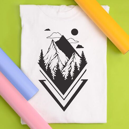 Siser EasyWeed Heat Transfer Vinyl 11.8" x 10ft Roll (White) - Compatible with Siser, Cricut, Silhouette and Other Craft/Professional Cutters - CPSIA Certified in Kuwait