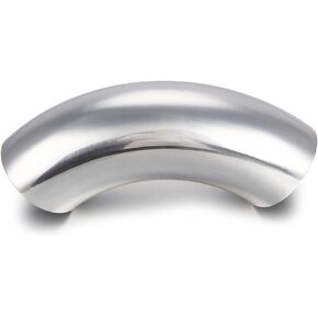 LCGP 1.5 Inch 304 Stainless Steel Exhaust Pipe Elbow 90° Mandrel Elbow - Wall Thickness 0.044in. (1.13mm), Used To Retrofit Automotive Exhaust Systems