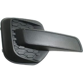 Front Right Passenger Side Bumper Cover Fog Light Trim Molding Bracket Replacement For 2010-2015 Chevrolet Equinox (All LS Models, LT W/O Fogs) Black Textured GM1039128 25798750