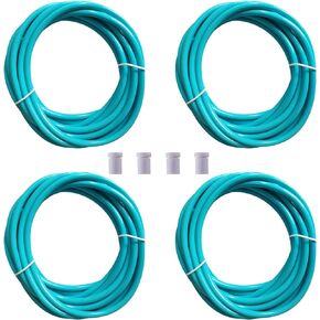 Replacement Cable for Weighted Jump Rope, 4pcs 10ft Professional Skipping Rope for Heavy Jump Ropes, OD:5.0mm