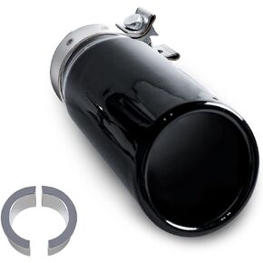 Exhaust Tip Compatible With Toyota Tacoma 2005-2023, 2.8/2.3 inches inlet Chrome Bolt-on Replace PT932-35162 (Silver,6.9" length)