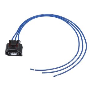 X AUTOHAUX MAP TPS Electrical Pigtail Harness Connector Plug 5013998AA for Chevrolet for Dodge for Ram for Jeep for Toyota 3 Blade Female Terminals Auto Map Sensor Connector Harness