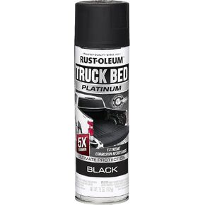 Rust-Oleum 382630 Platinum Truck Bed Coating Spray Paint, 15 Ounce, Black