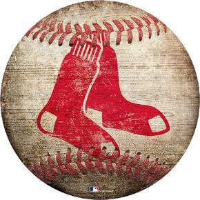 Red Sox 12" Baseball Shaped Sign