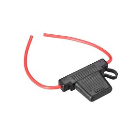 uxcell Fuse Holder in-line 8AWG Waterproof Fuse Holder Black for Fuse