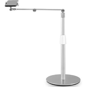 Phone Stand Overhead Stand, Adjustable Cell Phone Holder, Multiangle, 3-Part Adujustable,Horizontal Recording Stand, Compatible with 3.5-11" Phone/Tablet/iPad/iPhone, Black
