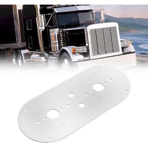 Watermelon Light Mounting Plate Silver Door Watermelon Plate Light Bunk 1PC Above Door Watermelon Plate Light Bunk Peterbilt 359/379/389 W900L