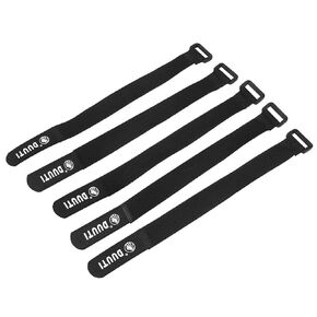 Bike Handlebar Band, Multipurpose Adjustable Nylon Bicycle Handlebar Tie Straps Cycling Flashlight Mount Holder (Black)