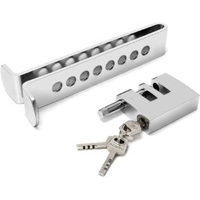 General Car Anti-Theft Brake Clutch Lock, Car Security Protection Safety Portable Lock, Stainless Steel Heavy Duty Car Brake Lock with 3 Keys