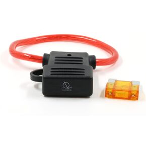 MAXI Inline 10 AWG Fuse Holder (Weather/Splash Proof) Automotive and Marine + 40 AMP FUSE
