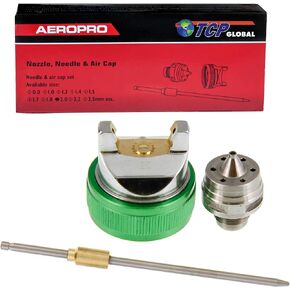 TCP Global 2.0 Needle,Nozzle, Air Cap Set for The G6600 Series Spray Gun