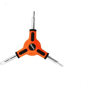 4mm 5mm 6mm 3-Way Bike Hex Wrench bicycle Cycling Torque Spanner Internal Hex Key Combination Repair Tools 3 Way Allen Wrench