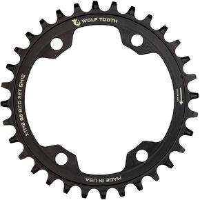 Wolf Tooth 96 BCD Spider Mountain Gravel Bike Chainring for Shimano XT M8000 and SLX M7000 (38 Tooth, Drop-Stop A, MTB)