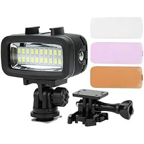 40m Waterproof Underwater Diving Fill Light 5500K LED Video Light for Gopro Hero 10 9 8 Action Camera/SLR Mirrorless Camera