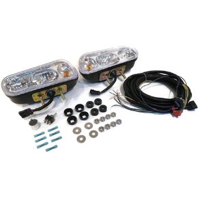 Universal HALOGEN HEADLAMP LIGHT KIT for Boss Curtis Western Blizzard Snowdogg by The ROP Shop