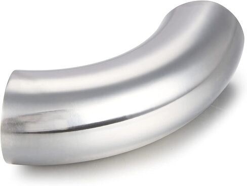 LCGP 1.5 Inch 304 Stainless Steel Exhaust Pipe Elbow 90° Mandrel Elbow - Wall Thickness 0.044in. (1.13mm), Used To Retrofit Automotive Exhaust Systems in Saudi Arabia
