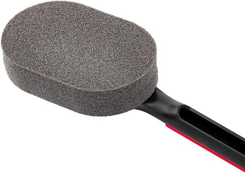 فرشاة توزيع تلميع الإطارات من إس جي سي بي - فرشاة إسفنجية ممتازة لتفصيل الإطارات تلقائيًا لتلميع الإطارات، قبضة مريحة بمقبض طويل، فرشاة إسفنجية متعددة الأغراض، أداة وضع رغوة الشمع in Kuwait