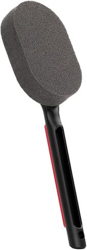 فرشاة توزيع تلميع الإطارات من إس جي سي بي - فرشاة إسفنجية ممتازة لتفصيل الإطارات تلقائيًا لتلميع الإطارات، قبضة مريحة بمقبض طويل، فرشاة إسفنجية متعددة الأغراض، أداة وضع رغوة الشمع in Kuwait