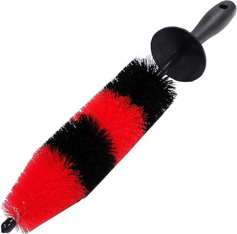 فرشاة عجلة، فرشاة تفصيل عجلة وحافة السيارة سهلة الوصول، فرشاة إطار ذات شعيرات ناعمة، استخدام متعدد الأغراض للعجلات والحواف وأطراف العادم والدراجات النارية، بدون خدوش in Kuwait