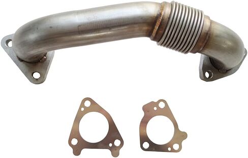 Driver Side Exhaust Up Pipe for 2001-16 Duramax Diesel 6.6L in Saudi Arabia