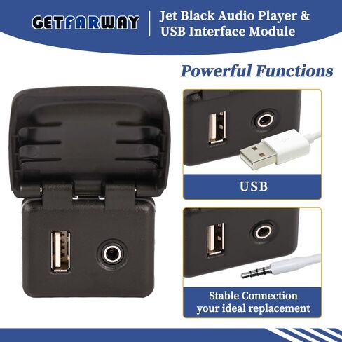84333024 مشغل صوت أسود نفاث ووحدة واجهة USB مناسبة لشفروليه كروز، لجي إم سي، لكاديلاك، لطراز بويك استبدال # 84333024 in Saudi Arabia