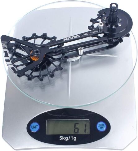 نظام عجلة بكرة Derailleur كبير الحجم لدراجة الطريق Cyclocross OSPW لـ Shimano R9100/R8000 يستخدم 12t أعلى + 16t بكرة سفلية باللون الأسود/الأحمر/الذهبي in Kuwait
