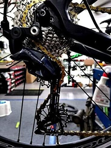 نظام عجلة بكرة Derailleur كبير الحجم لدراجة الطريق Cyclocross OSPW لـ Shimano R9100/R8000 يستخدم 12t أعلى + 16t بكرة سفلية باللون الأسود/الأحمر/الذهبي in Kuwait