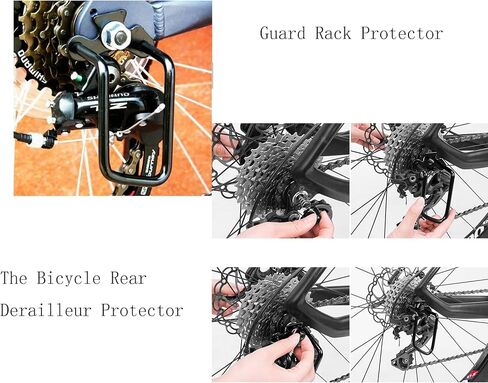 Bicycle Rear Derailleur Guard Rack Protector Gear Protector Transmission Chain Guard Gear for MTB Road Folding Bikes in Saudi Arabia